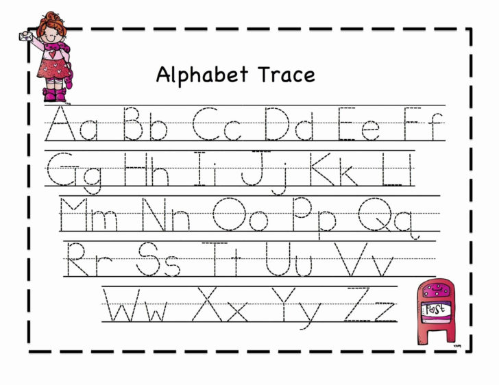 Abcd Tracing Worksheet Alphabetworksheetsfree Printable Alphabet Letters Hot Sex Picture