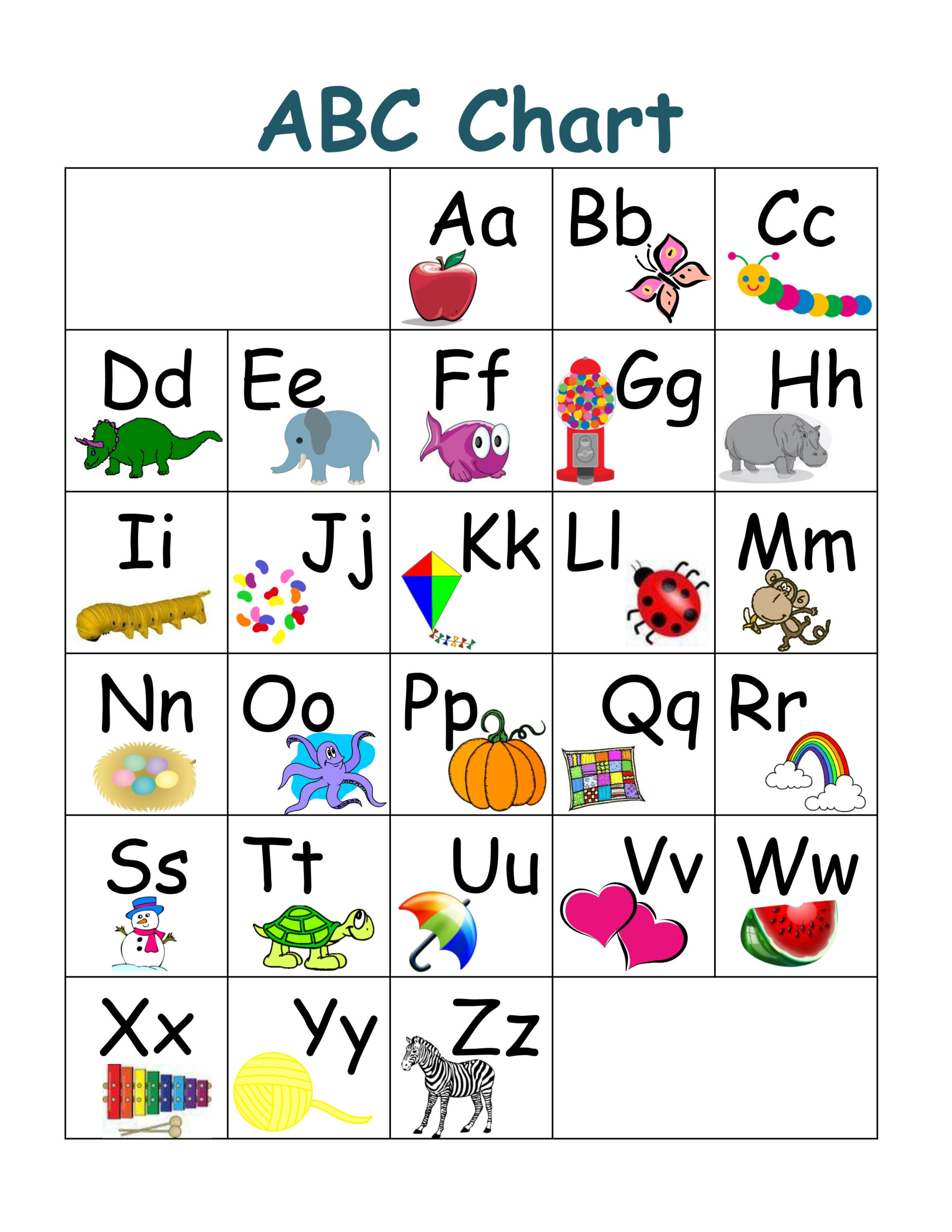 ABC Printable For Children Activity Shelter