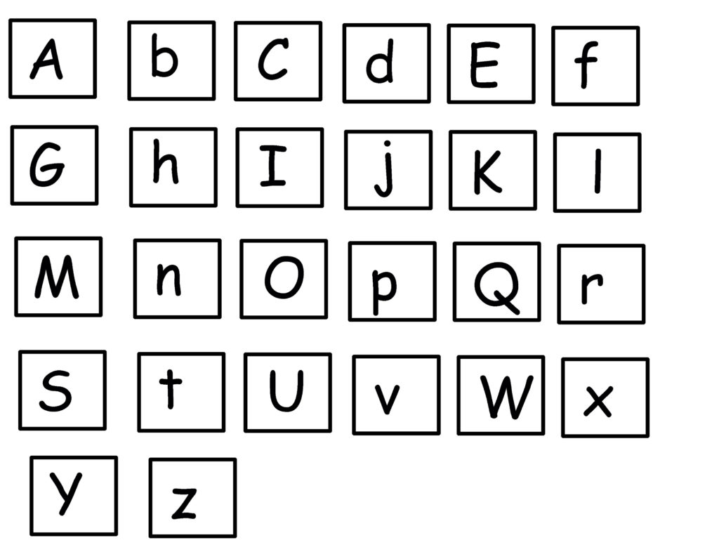 Alphabet Printable For Preschool Activity Shelter Printable Alphabet