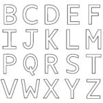 Free Printable Alphabet Coloring Pages Coloring Home