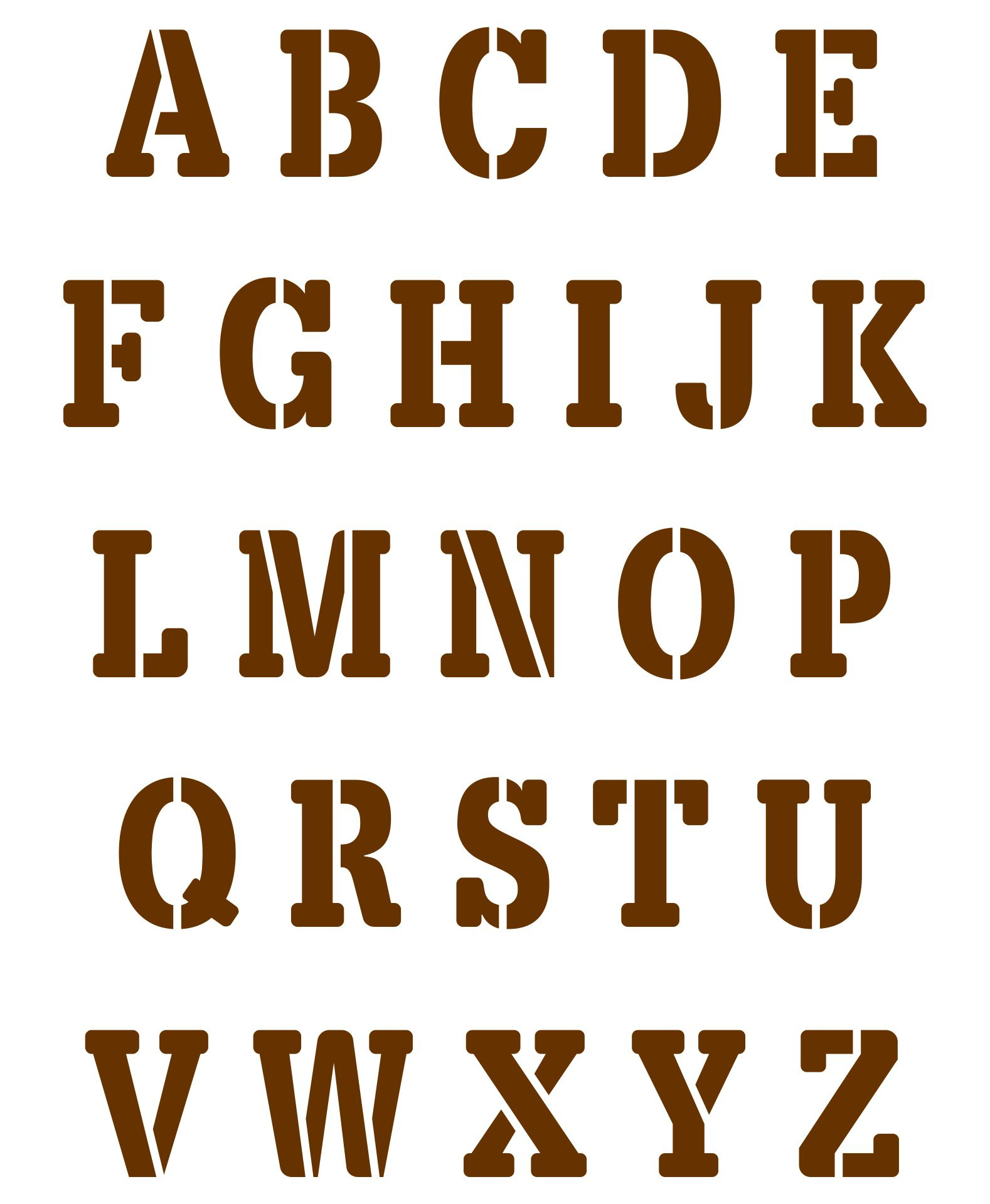Free Printable Cut Out Alphabet Letters Pin On Stuff