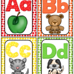Here Is A Cute Set Of Alphabet Cards For Your Classroom They Can Be