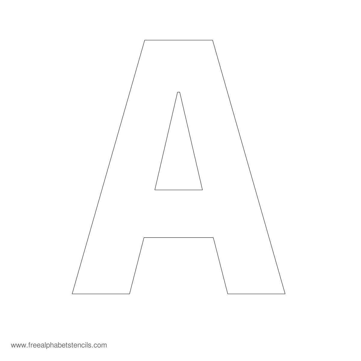 Large Alphabet Stencils Alphabet Stencils Letter Stencils Printables 