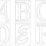 Letter Template Alphabet Templates Free Printable Letters Stencils