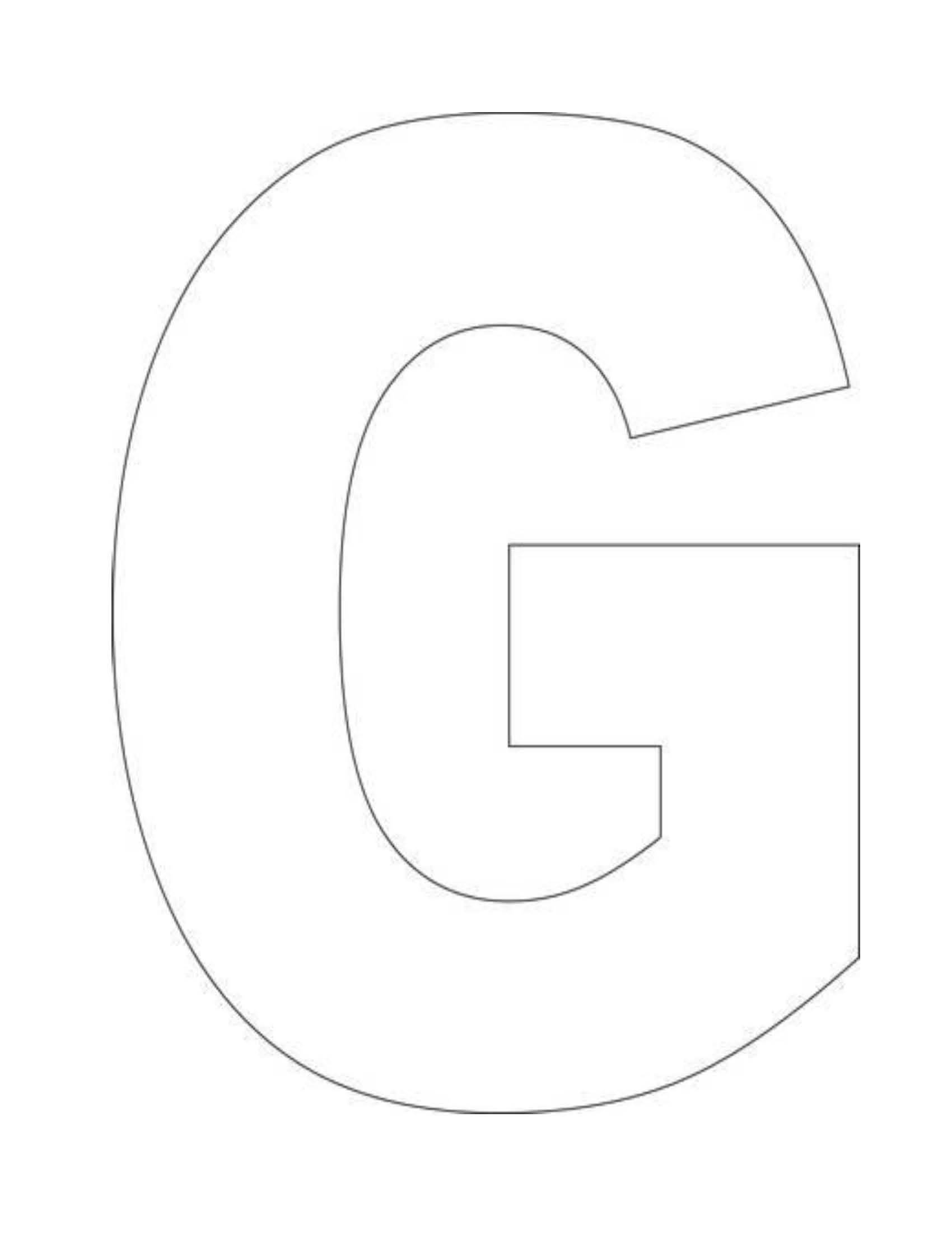 Printable Alphabet Letters G | Printable Alphabet Letters