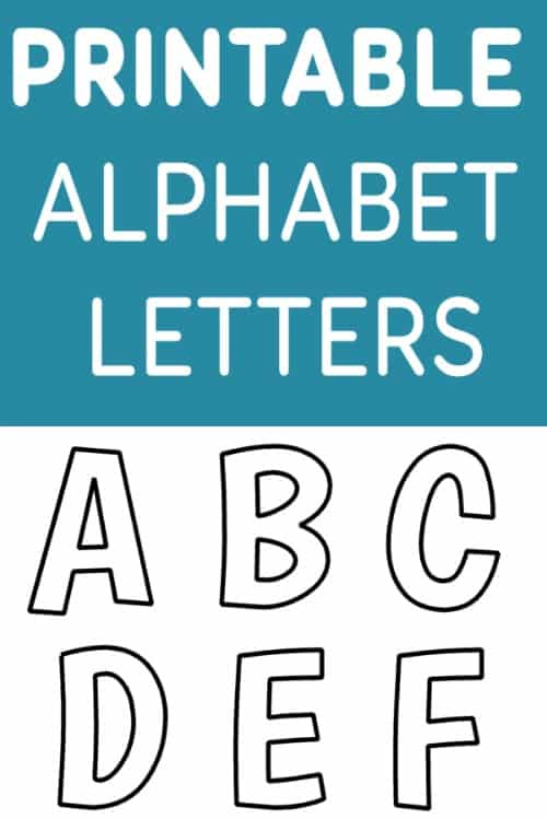 Alphabet Templates Free Printable