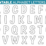 Printable Free Alphabet Templates