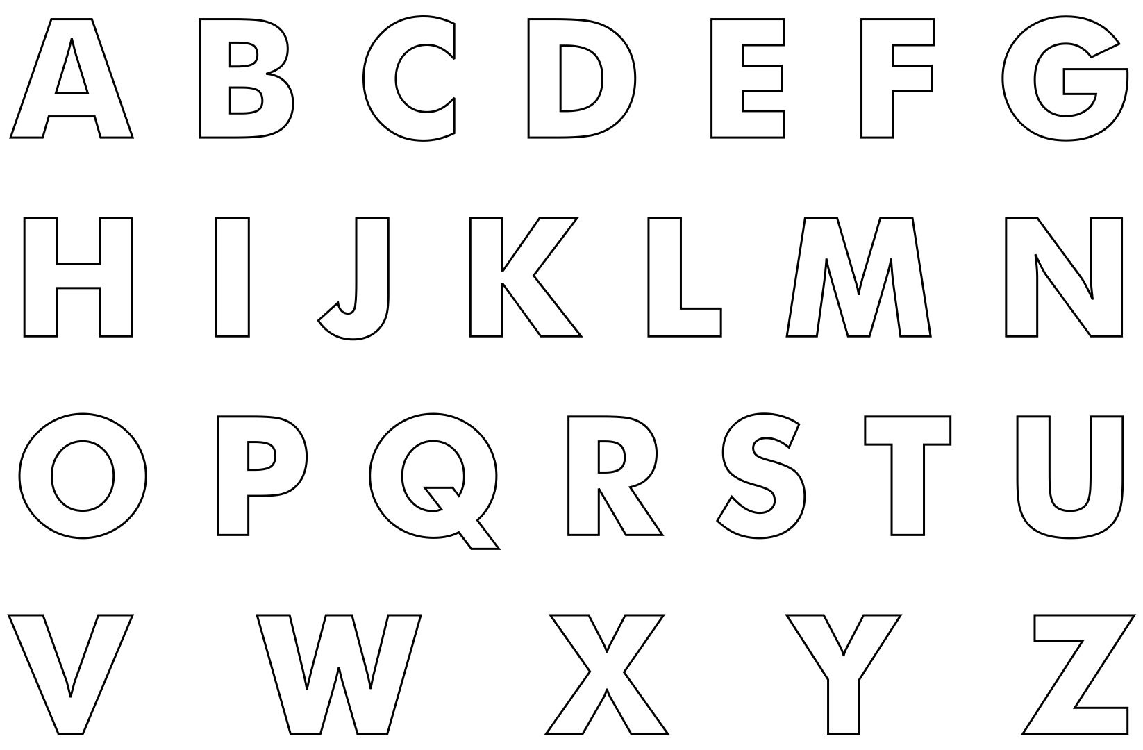 Printable Letters Cut Out Free Printable Block Letters Free Printable 