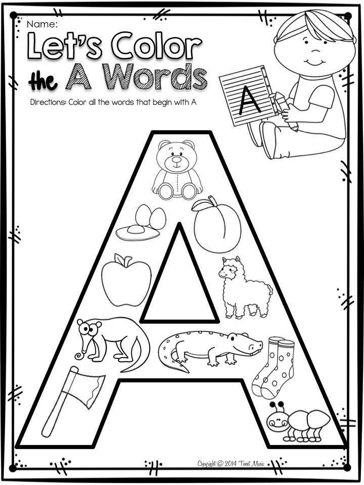 The Letter A Alphabet Letter Of The Week Package Now With Google 
