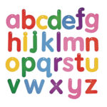 Translucent Rainbow Alphabet Letters 26 Pieces Letters Numbers