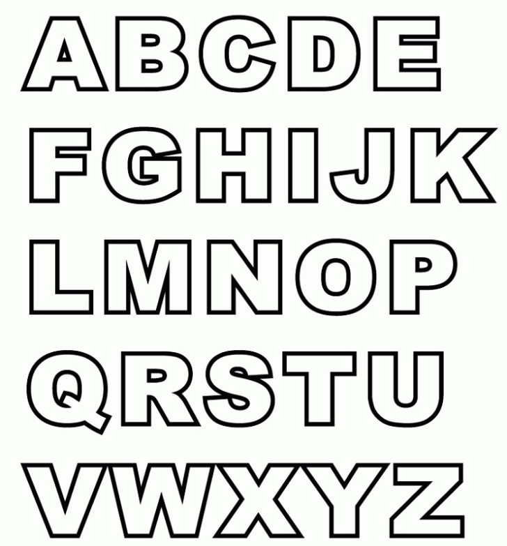 Printable Lettering Alphabet