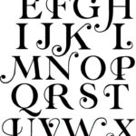 14 Fancy Letters E Free Cliparts That You Can Download To You In Printable Fancy Alphabet Letters