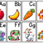 17 Free Alphabet Flashcards Sets (Printable)   Teach Prints Inside Free Printable Alphabet Letters Upper And Lower Case With Pictures