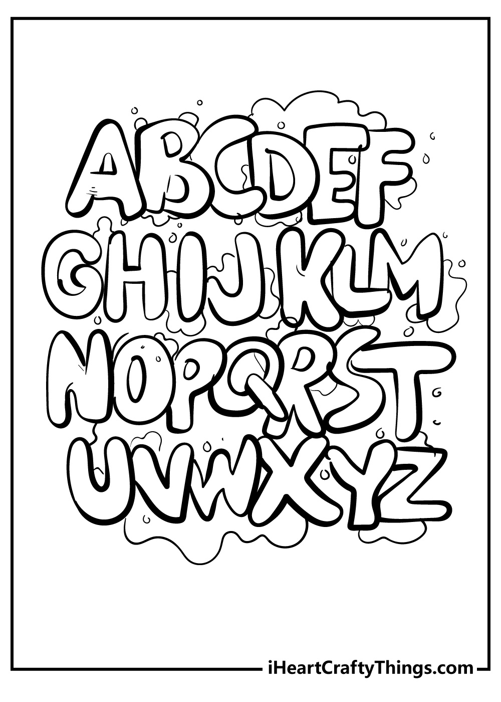 25 Alphabet Coloring Pages (100% Free Printables) in Alphabet To Color Printable