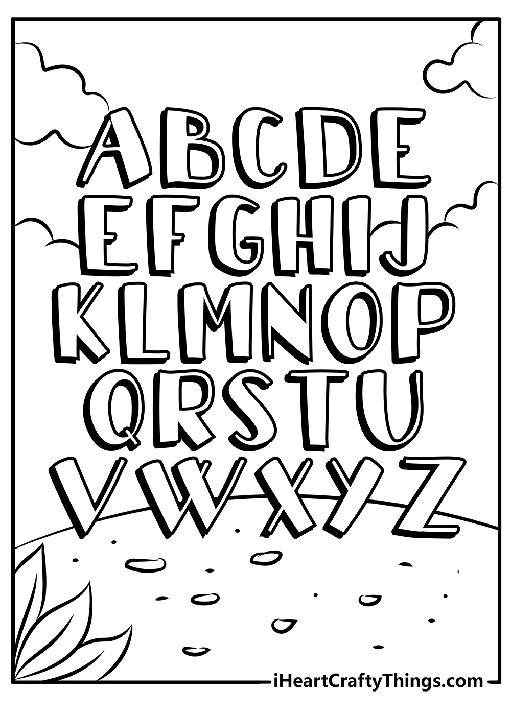 25 Alphabet Coloring Pages (100% Free Printables) intended for Alphabet Coloring Pages Printable Free