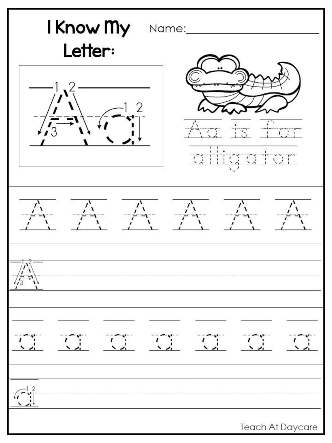 26 Printable Alphabet I Know My Letters Worksheets. Preschool-Kdg inside Printable Alphabet Worksheets For 3 Year Olds
