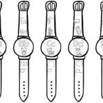 26 Printable Alphabet Watches. Preschool Kdg Phonics.   Etsy Sweden Pertaining To Alphabet Watches Printable Free