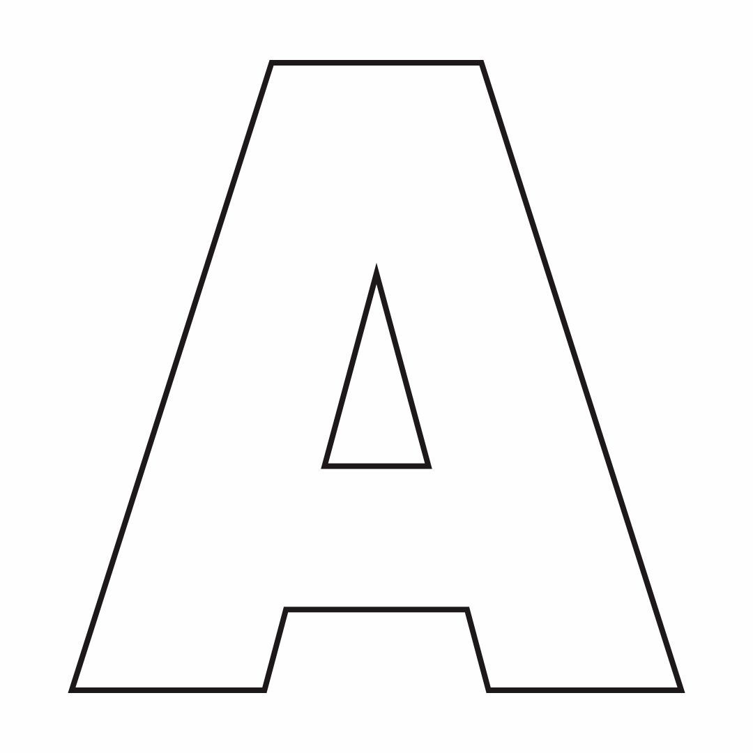 3 Inch Letter Stencils - 10 Free Pdf Printables | Printablee with regard to 3 Inch Alphabet Stencils Free Printable