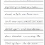 32 Cursive Writing Practice Sheets Ideas | Cursive Writing Intended For Free Printable Cursive Alphabet Han