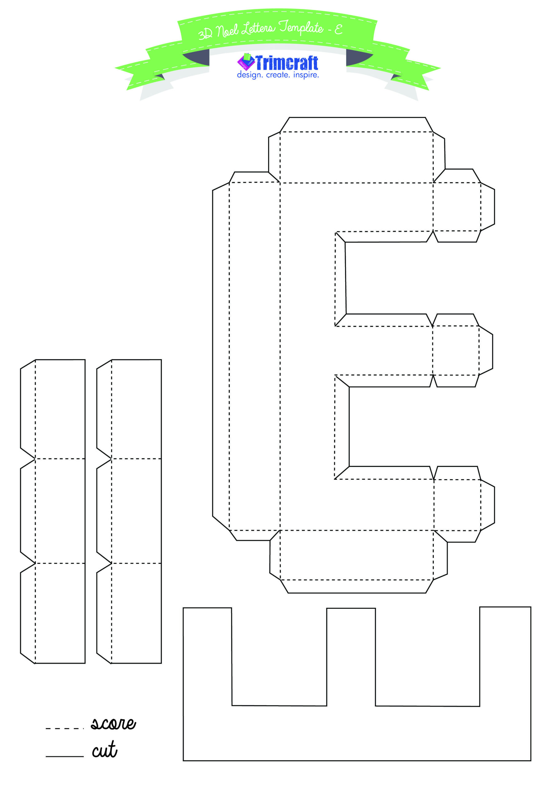 3D Letter Template intended for Cut Out Printable 3D Alphabet Letters Template