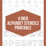 4 Inch Alphabet Stencils   10 Free Pdf Printables | Printablee With Regard To Free Printable 4 Inch Alphabet Letters