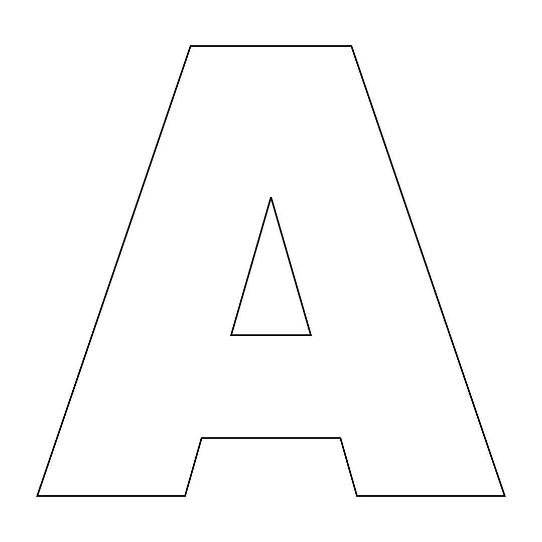 4 Inch Alphabet Stencils - 10 Free Pdf Printables | Printablee within Free Printable 4 Inch Alphabet Letters