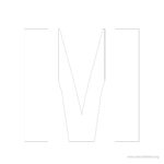 6 Inch Free Printable Stencil Letters   Stencil Letters Org Regarding 6 Inch Alphabet Template Printable