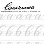 7 Free Hand Lettering Worksheets For Practice With Regard To Free Printable Calligraphy Alphabet Worksheets