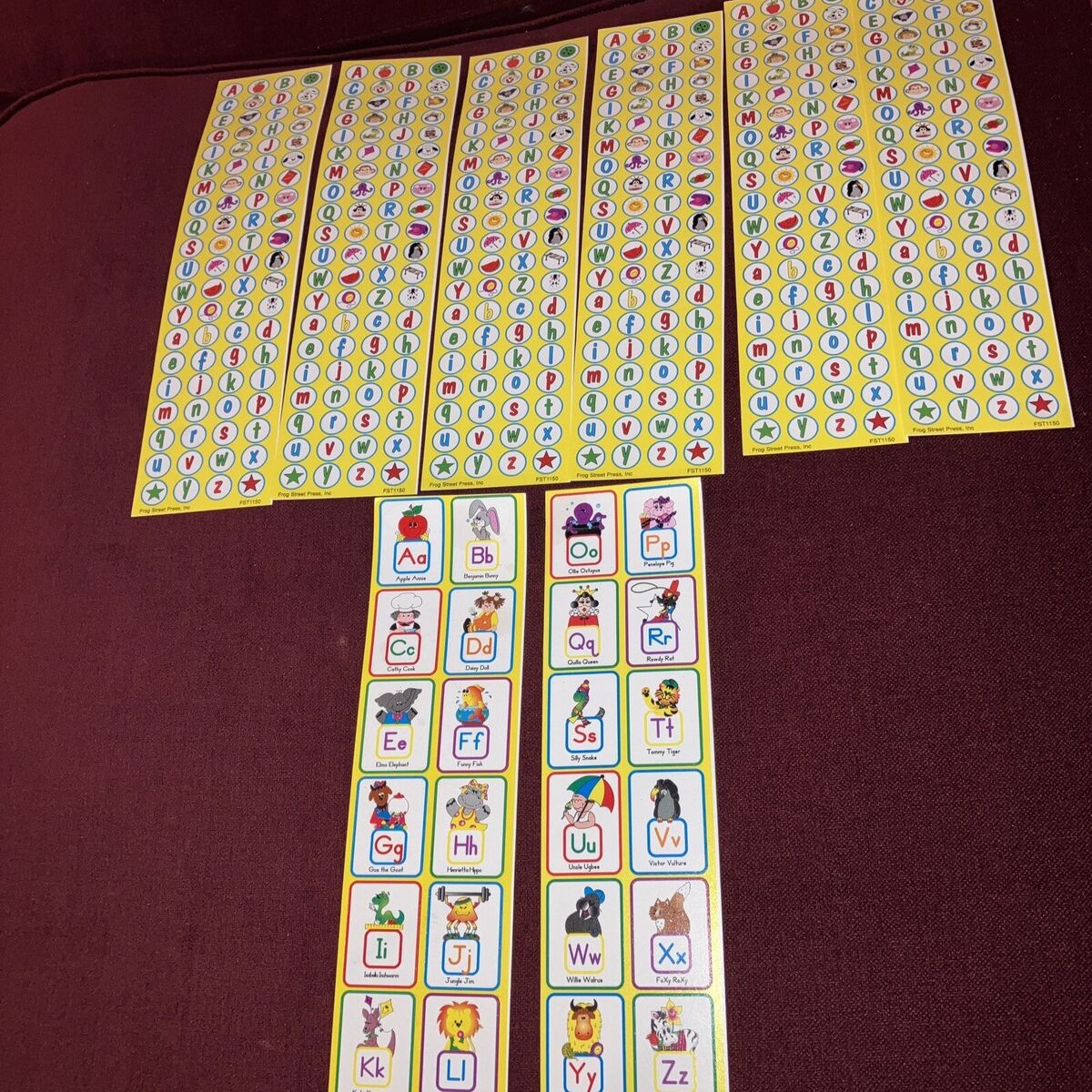 8 New Teacher’s Alphabet Letter &amp;amp; Picture Sticker Strips From Frog Street Press throughout Frog Street Alphabet Printable
