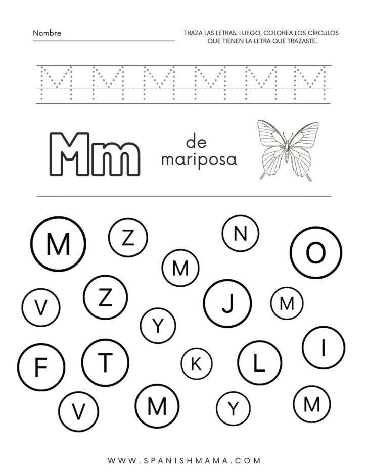 Free Printable Spanish Alphabet Worksheets