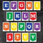 A To Z Free Printable Alphabet Letter Banner   Messy Momma Crafts Regarding Free Printable Letters For Banners Entire Alphabet