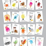 A Z Abc Alphabet Handprint Art Craft Kids Pack Phonics Activity Inside Handprint Alphabet Book Free Printable