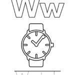 A Z Pdf Tracing And Coloring Book   Lemon And Kiwi Designs Regarding Free Printable Alphabet Watches