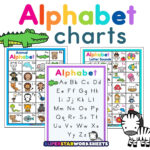 Abc Alphabet Charts   Superstar Worksheets Inside Free Printable Alphabet Line For Classroom