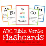 Abc Bible Verse Flashcard Printables ~ Teaching God'S Word Regarding Printable Alphabet Bible Verses