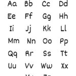 Abc Chart | Alphabet Printable Free Resources Inside Free Printable Alphabet Chart Black And White