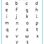 Abc Chart | Alphabet Printable Free Resources With Lower Case Alphabet Chart Printable