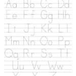 Abc Letters Printable Tracing Worksheets Pertaining To Alphabet Trace Sheets Printable