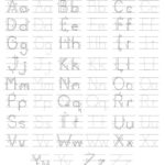 Abc Letters Printable Tracing Worksheets With Regard To Printable Alphabet Sheets Trace