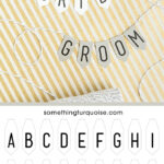 Adorable, Free Printable Mini Alphabet Banner! With Downloadable Free Printable Cake Bunting Alphabet