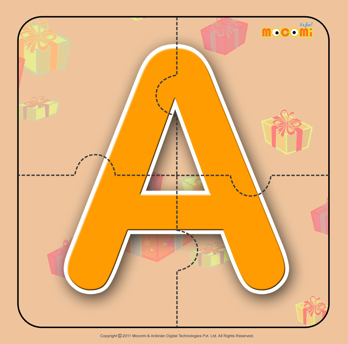 Alphabet A - Alphabet Jigzaw Puzzles For Kids | Mocomi inside Alphabet Jigsaw Puzzle Printable