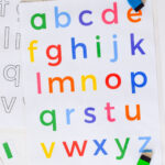 Alphabet Activities: Lowercase Letters Printable   Typically Simple Pertaining To Alphabet Lower Case Letters Printable