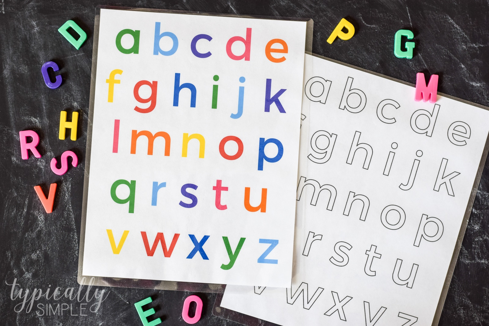 Alphabet Activities: Lowercase Letters Printable - Typically Simple regarding Alphabet Letters Lower Case Printable