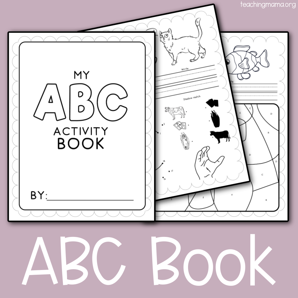 Alphabet Activity Book - Teaching Mama with regard to Kindergarten Alphabet Book Printable