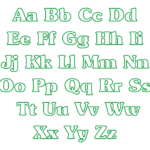 Alphabet Applique Patterns   10 Free Pdf Printables | Printablee For Printable Alphabet Applique Letter Templates Free