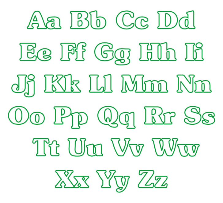 Printable Alphabet Applique Letter Templates Free