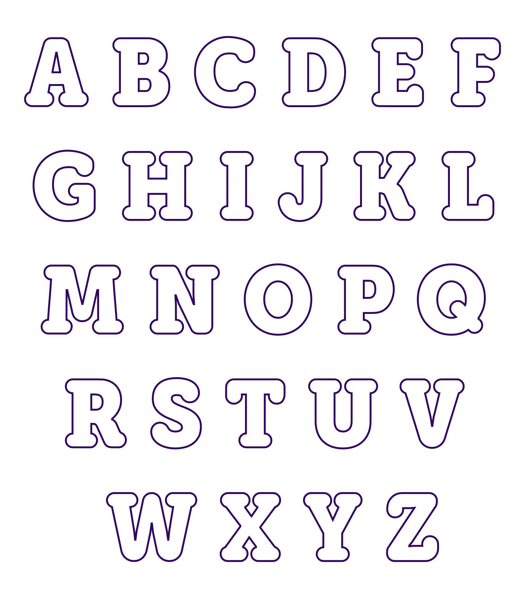 Alphabet Applique Patterns - 10 Free Pdf Printables | Printablee with regard to Free Printable Alphabet Letters For Applique