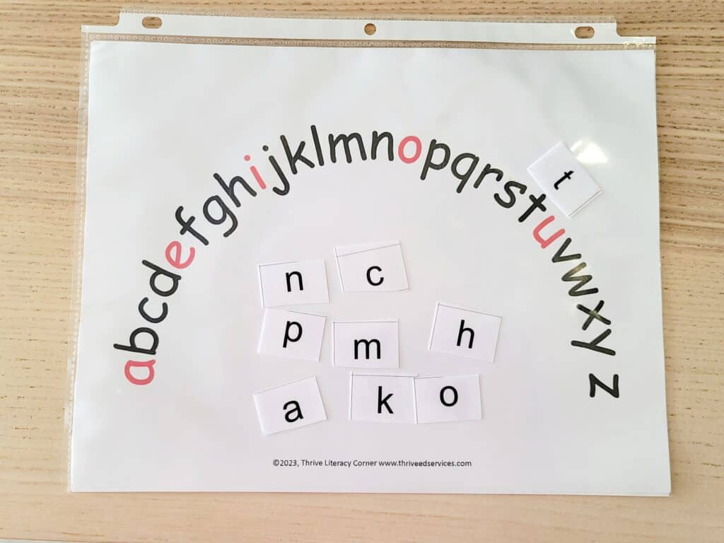 Alphabet Arc: How To Use Them + Free Printable Mat for Printable Free Printable Alphabet Arc