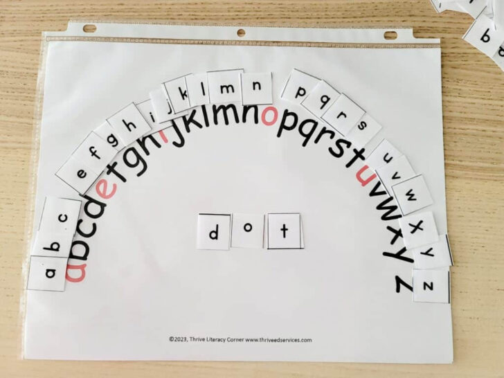 Alphabet Arc Mats Printable