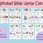 Alphabet Bible Verse Cards, Printable Abc Bible Flashcards In Printable Alphabet Bible Verses